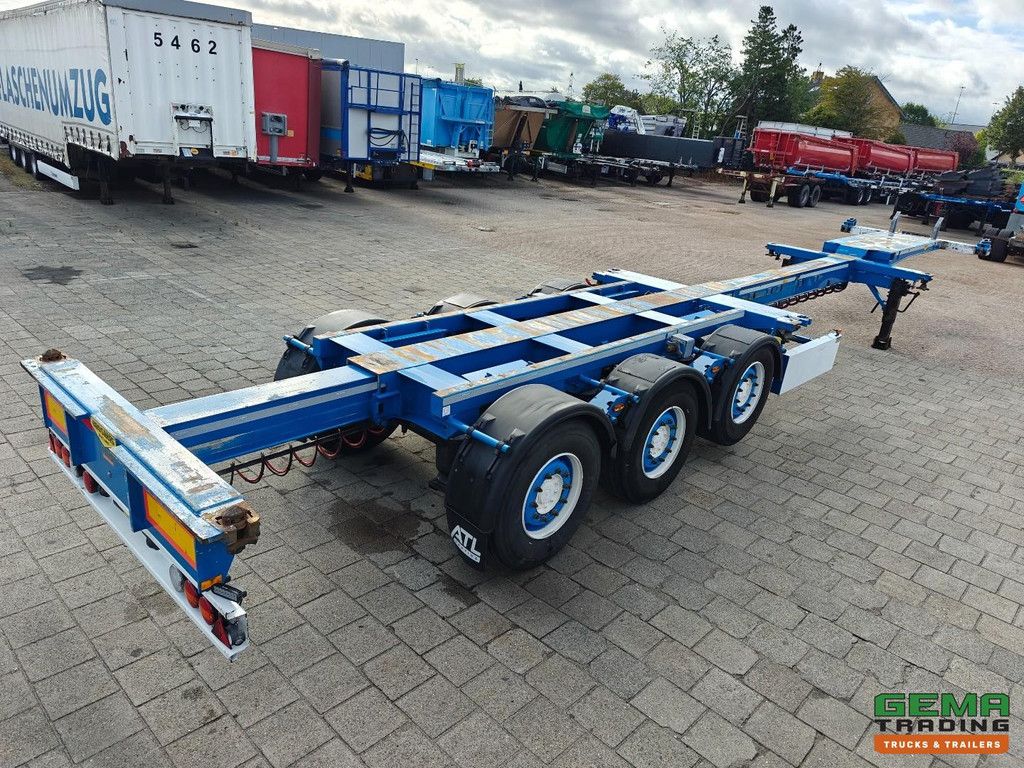 Broshuis 3UCC-39/45 Multi - SAF Scheibenbremse - Liftachse - Alle Containertypen - TÜV bis 12/2026