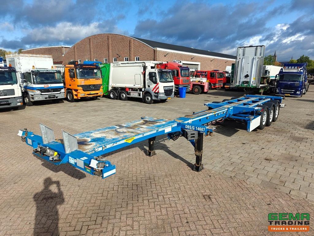 Broshuis 3UCC-39/45 Multi - SAF Scheibenbremse - Liftachse - Alle Containertypen - TÜV bis 12/2026