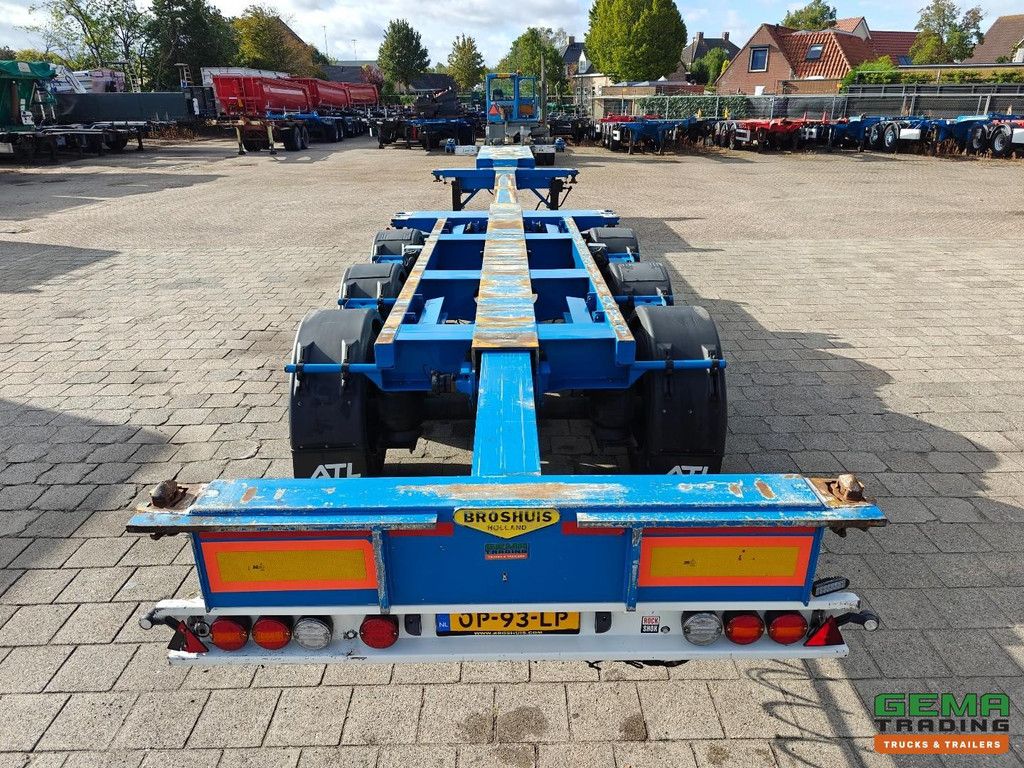 Broshuis 3UCC-39/45 Multi - SAF Scheibenbremse - Liftachse - Alle Containertypen - TÜV bis 12/2026