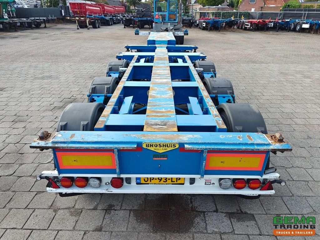 Broshuis 3UCC-39/45 Multi - SAF Scheibenbremse - Liftachse - Alle Containertypen - TÜV bis 12/2026