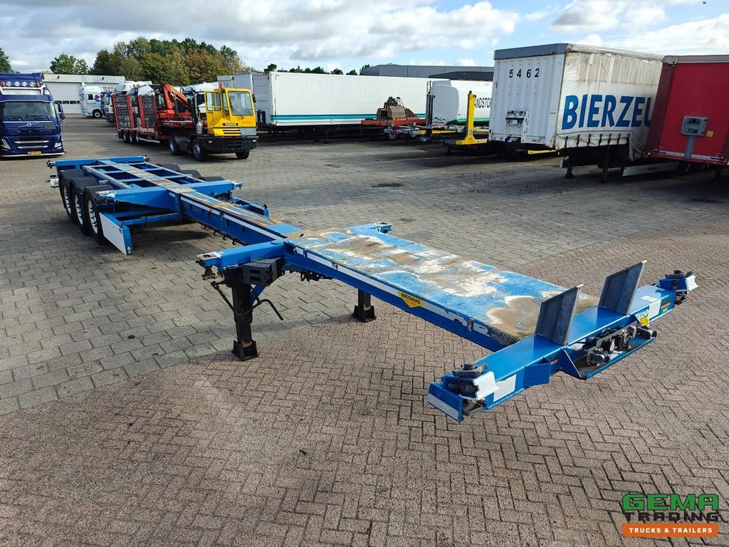 Broshuis 3UCC-39/45 Multi - SAF Scheibenbremse - Liftachse - Alle Containertypen - TÜV bis 12/2026