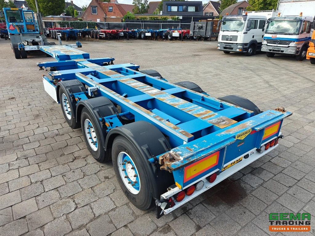 Broshuis 3UCC-39/45 Multi - SAF Scheibenbremse - Liftachse - Alle Containertypen - TÜV bis 12/2026