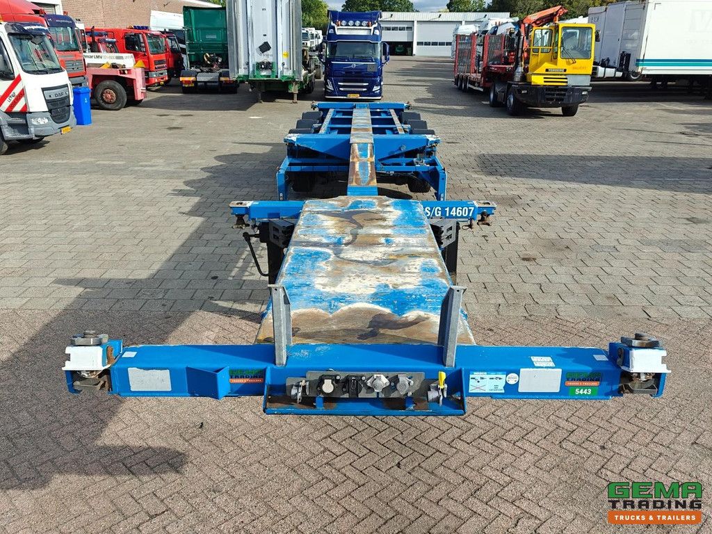 Broshuis 3UCC-39/45 Multi - SAF Scheibenbremse - Liftachse - Alle Containertypen - TÜV bis 12/2026