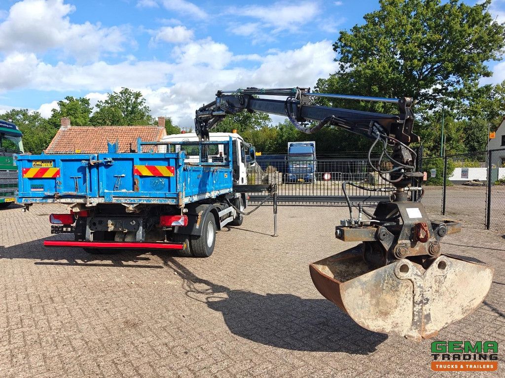 MAN TGL 12.250 4x2 Day Cab Euro5 - Terex 65.2 + Tizmar Grab + Remote Control - Forez Tipper - Full Leaf - SmartTacho V2