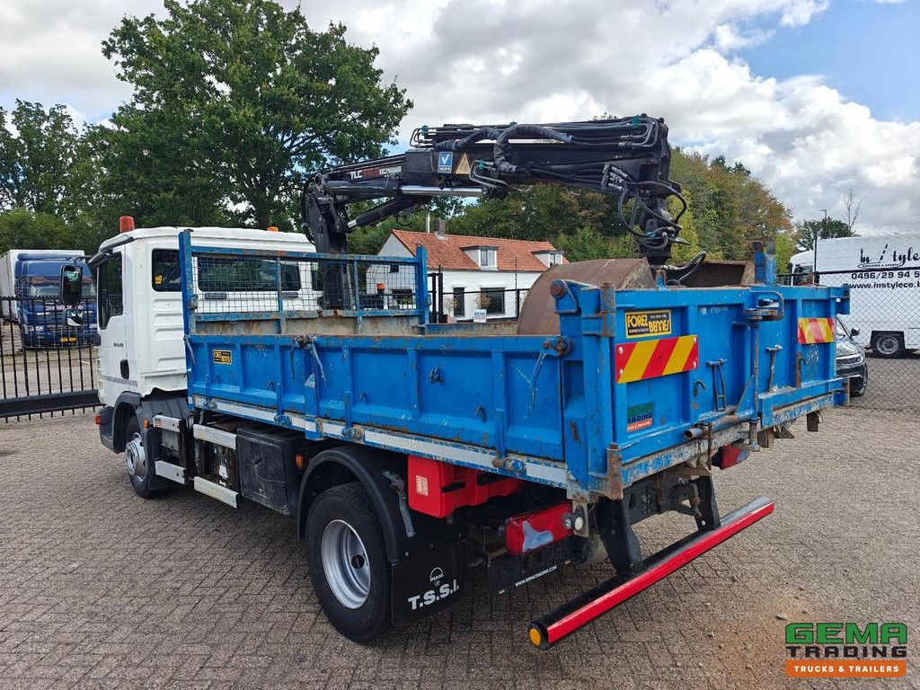 MAN TGL 12.250 4x2 Day Cab Euro5 - Terex 65.2 + Tizmar Grab + Remote Control - Forez Tipper - Full Leaf - SmartTacho V2