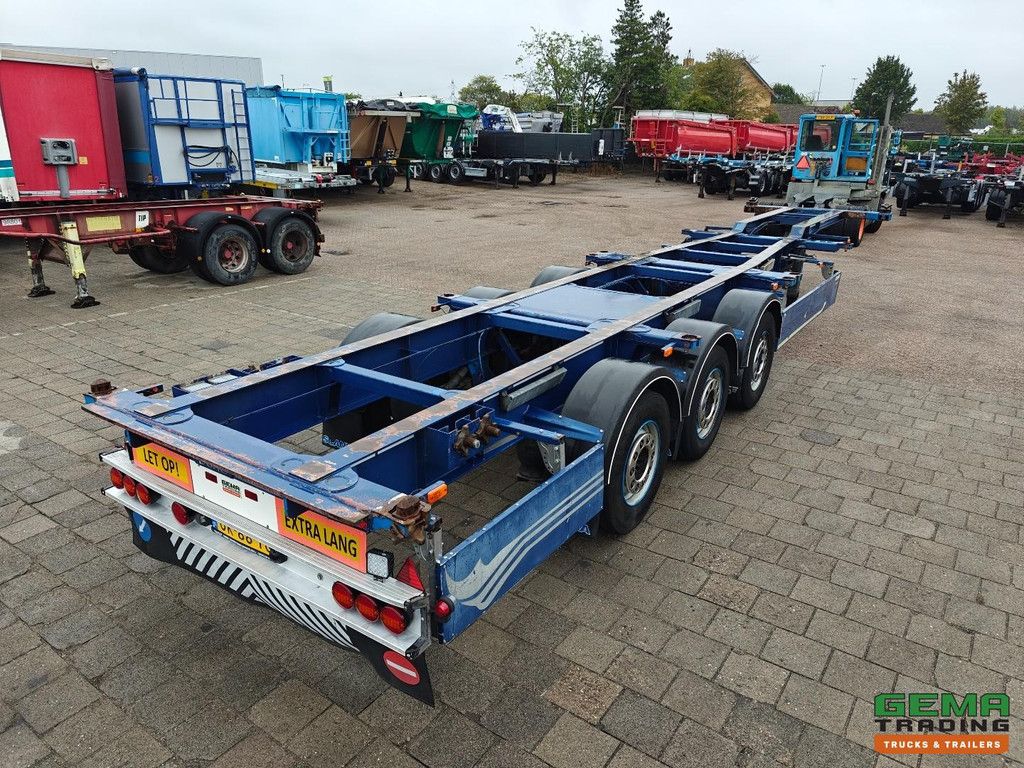 Burg BPO 15-27 CZXFX Fixed - 2x20ft 30ft 40ft - 4710 KG - LZV - 2x Lift Axles - SAF Disc Brakes