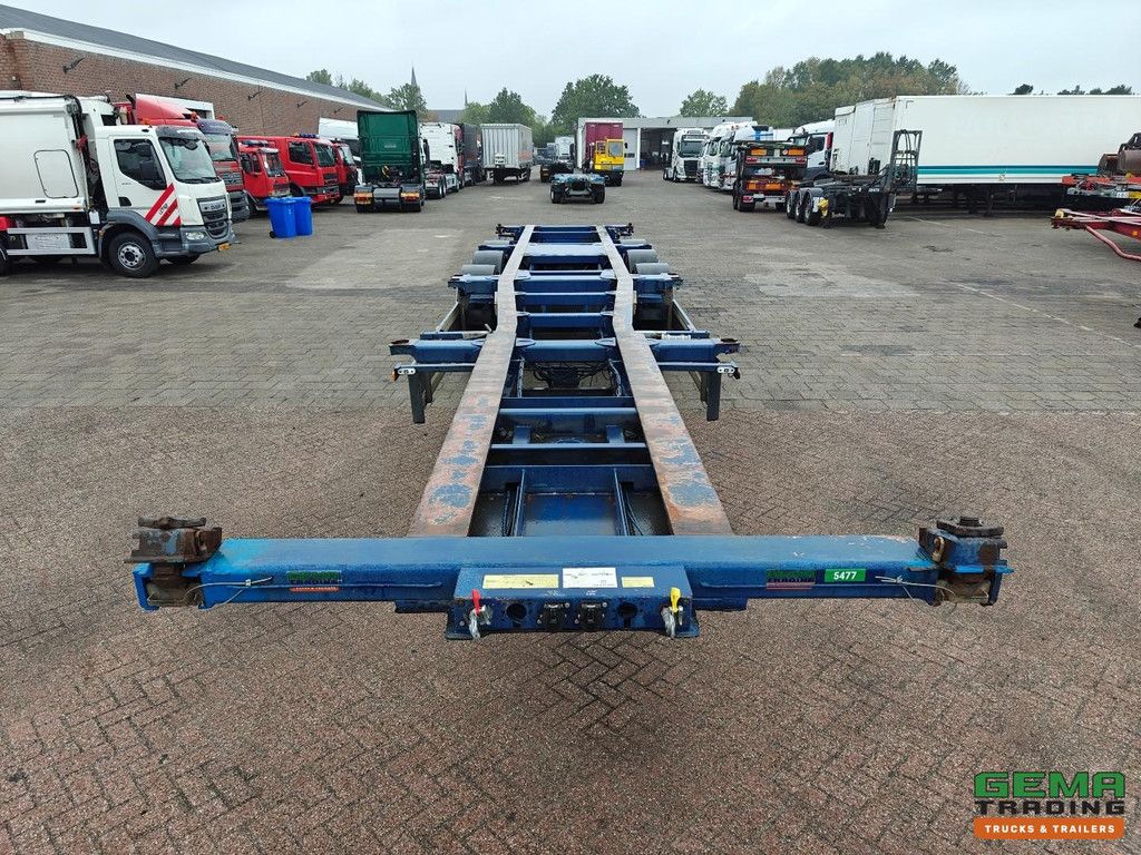 Burg BPO 15-27 CZXFX Fixed - 2x20ft 30ft 40ft - 4710 KG - LZV - 2x Lift Axles - SAF Disc Brakes