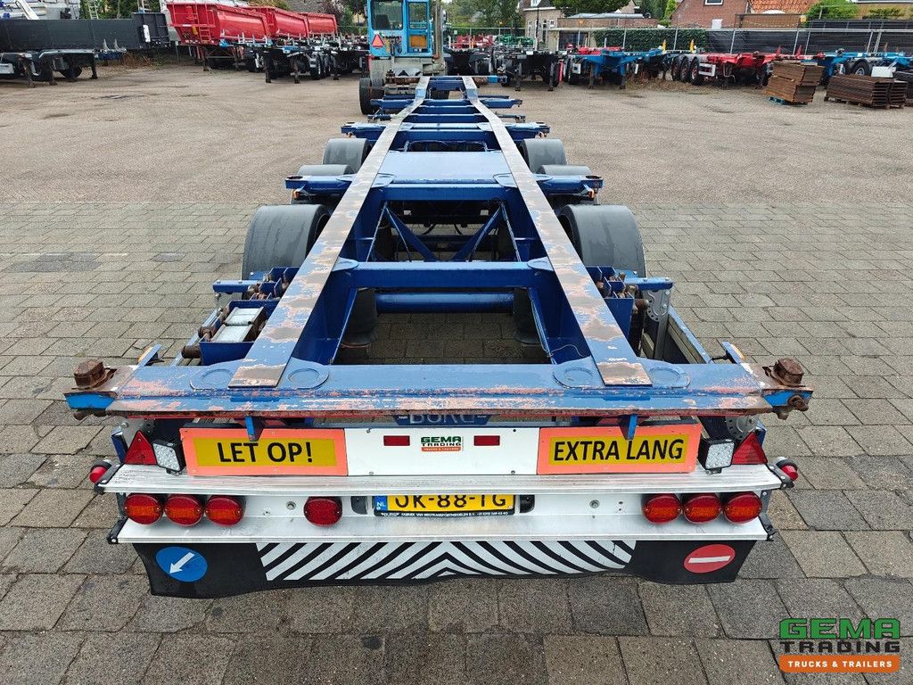 Burg BPO 15-27 CZXFX Fixed - 2x20ft 30ft 40ft - 4710 KG - LZV - 2x Lift Axles - SAF Disc Brakes