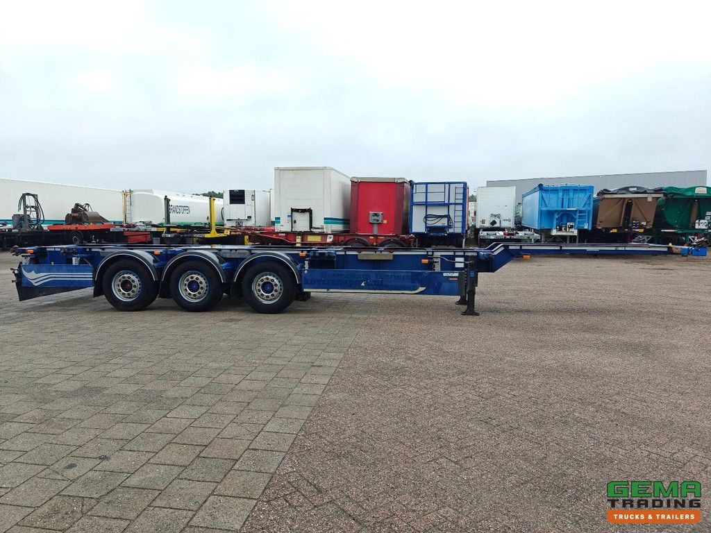 Burg BPO 15-27 CZXFX Fixed - 2x20ft 30ft 40ft - 4710 KG - LZV - 2x Lift Axles - SAF Disc Brakes