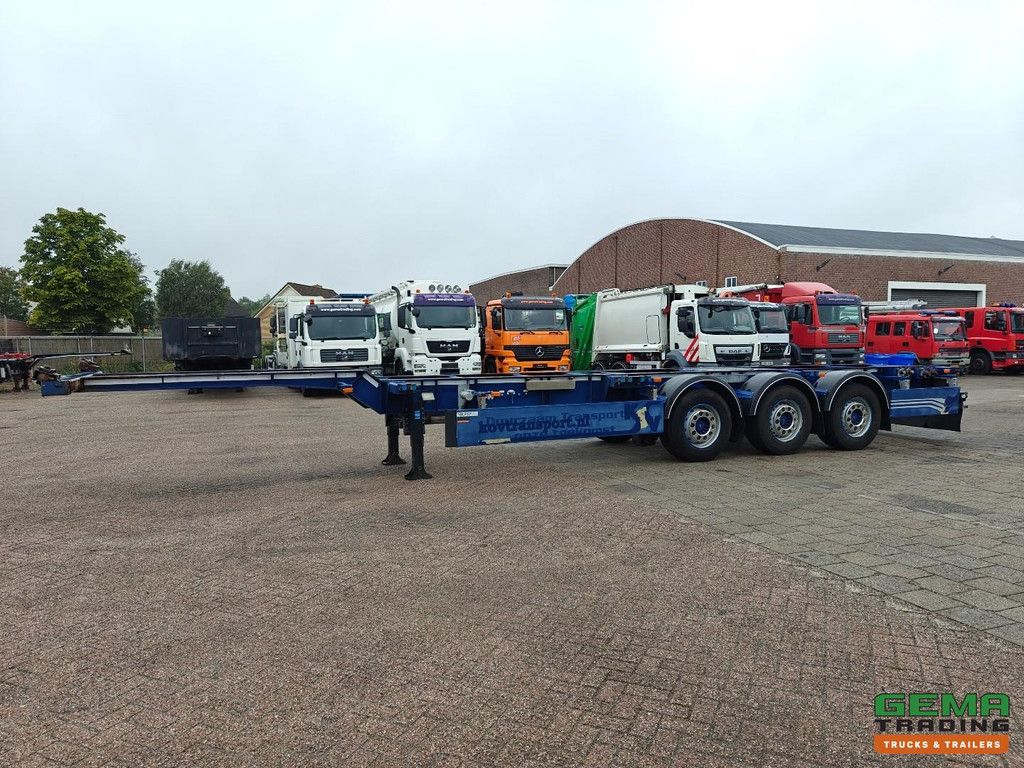 Burg BPO 15-27 CZXFX Fixed - 2x20ft 30ft 40ft - 4710 KG - LZV - 2x Lift Axles - SAF Disc Brakes