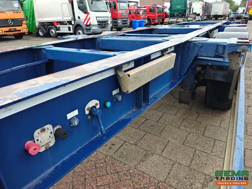 Burg BPO 15-27 CZXFX Fixed - 2x20ft 30ft 40ft - 4710 KG - LZV - 2x Lift Axles - SAF Disc Brakes
