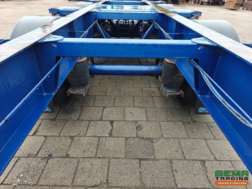 Burg BPO 15-27 CZXFX Fixed - 2x20ft 30ft 40ft - 4710 KG - LZV - 2x Lift Axles - SAF Disc Brakes