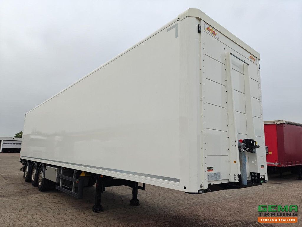 A&D LPRS24 Enclosed Body + Rear Closing Tailgate 2500KG - Steering Axle / Lift Axle - Belgian Registration - AS NEW CONDITION