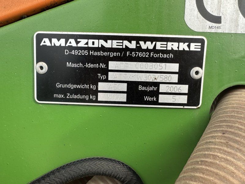 Amazone KG 303 + ADP 580