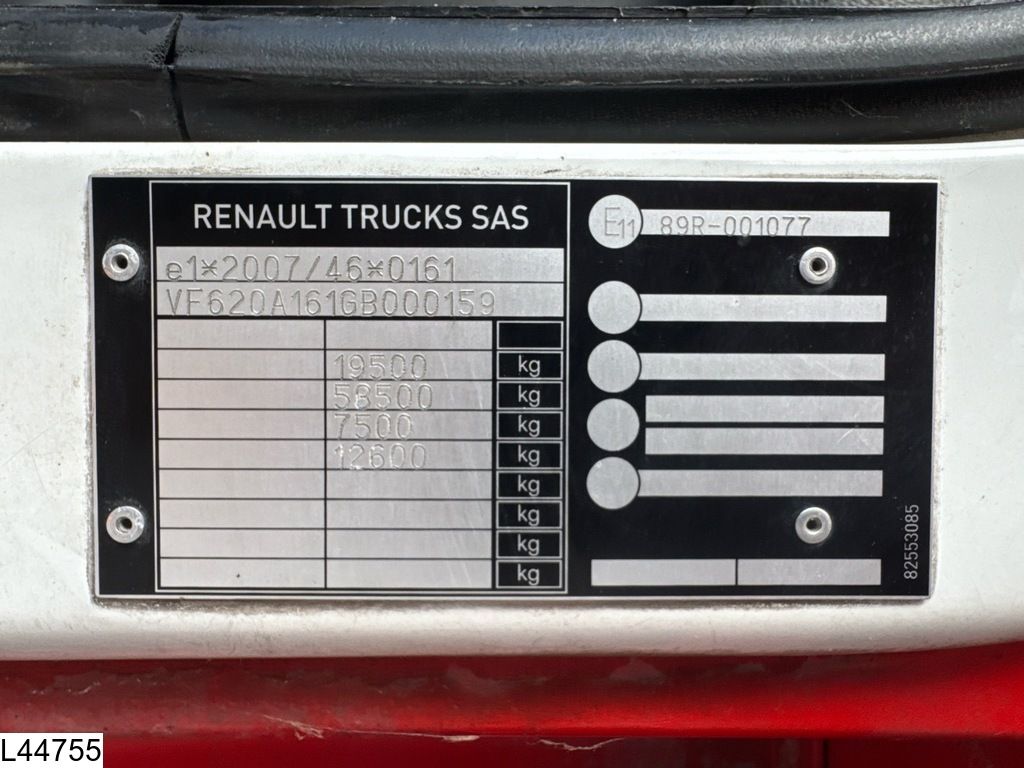 Lohr Middenas Renault D wide, Retarder, Standairco, Combi