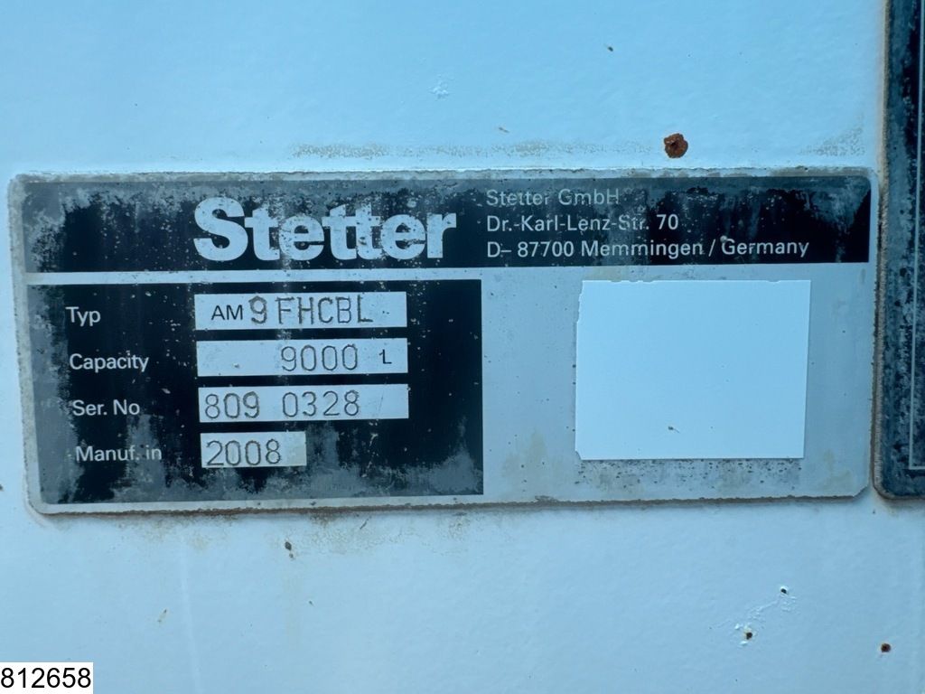 DAF CF 85 360 8x4, Manual, Stetter 9m3, Steel suspension