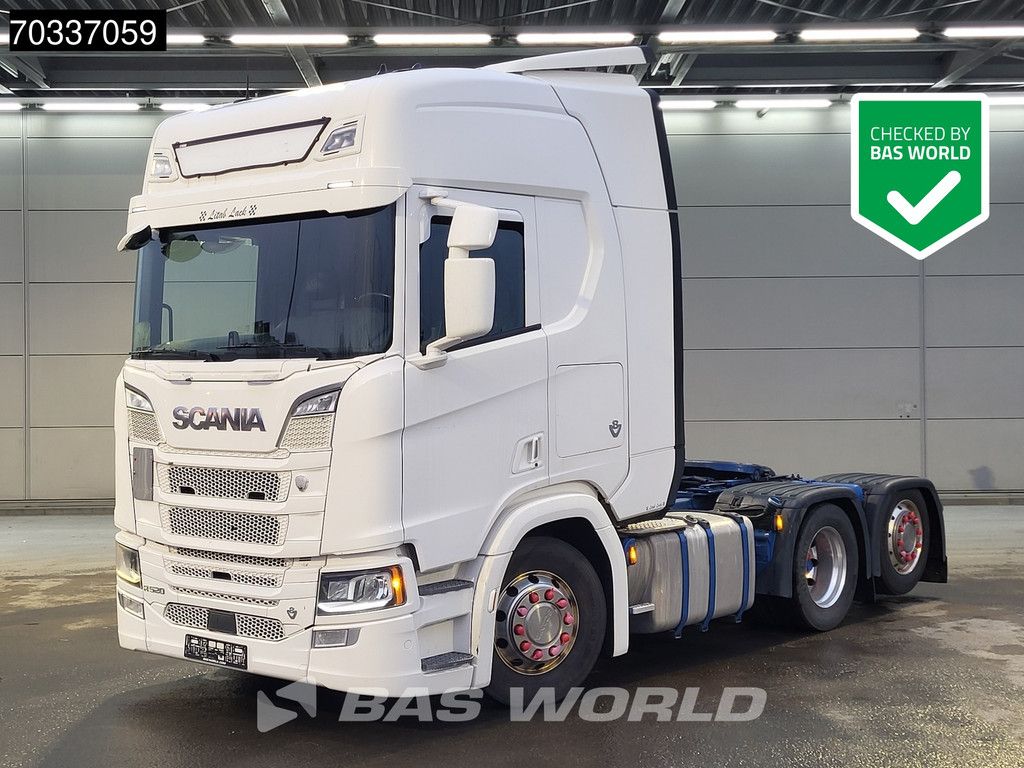 Scania R520 6X2 315WB! V8 Retarder Liftachse Alcoa's PTO Leder