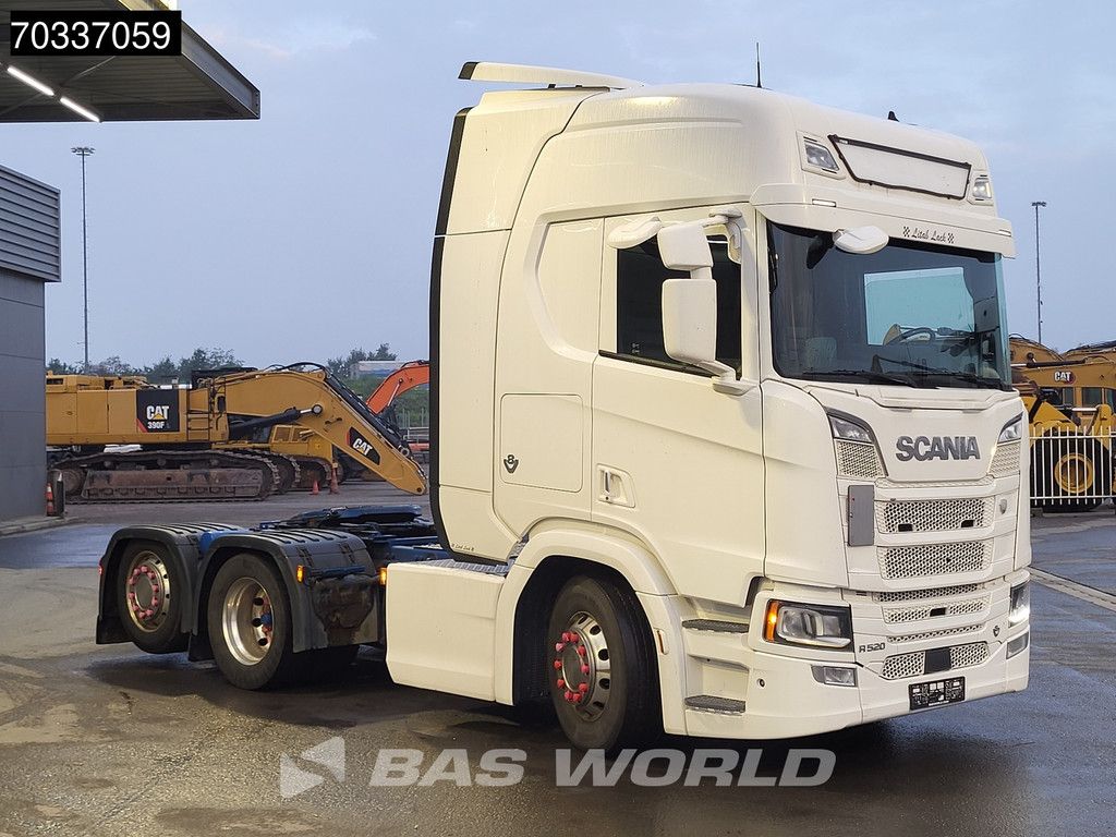 Scania R520 6X2 315WB! V8 Retarder Liftachse Alcoa's PTO Leder