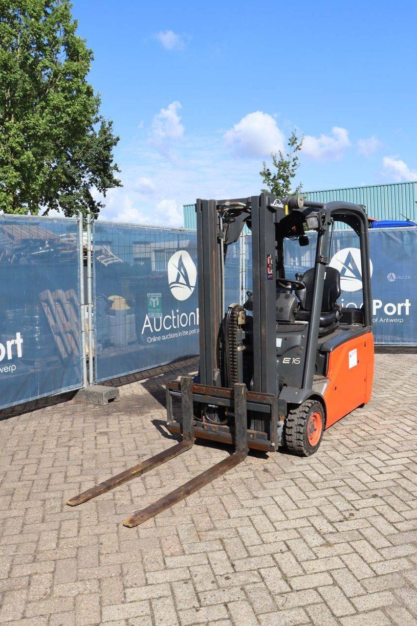 Linde E16-01 Electric Forklift 1600kg 4.0m 2011