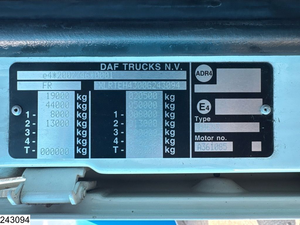 DAF XF 480 EURO 6, ACC