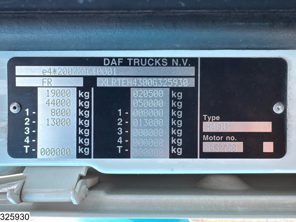DAF XF 480 EURO 6, ACC