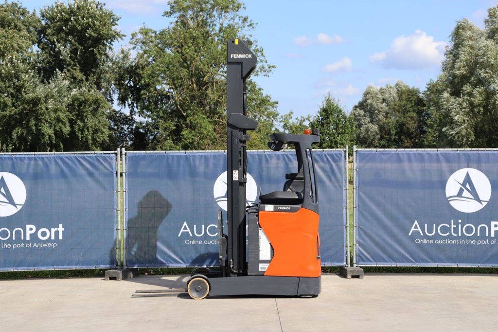 Fenwick-Linde R14-01 Elektro-Schubmaststapler 1400 kg 8,1 m 2020