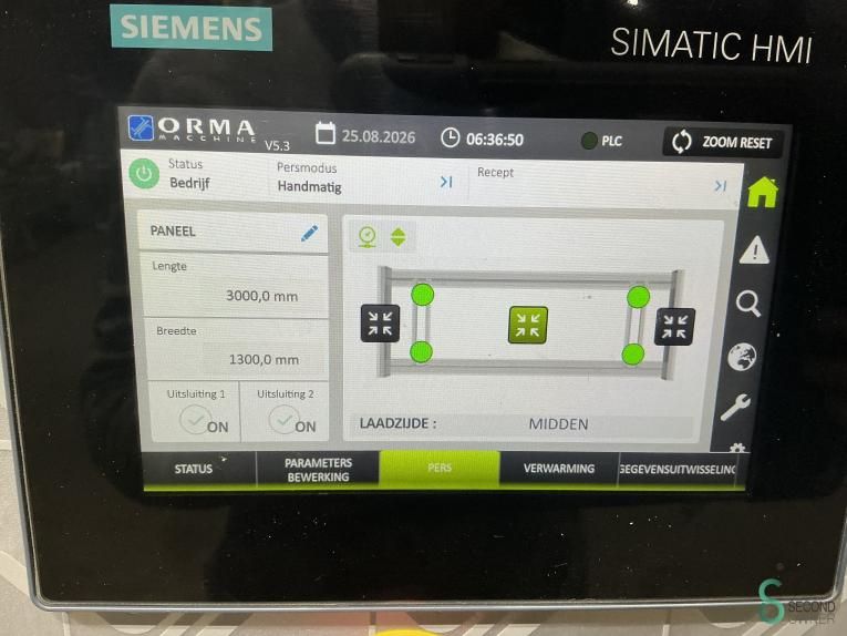 Veneer presses Orma NPC DIGIT 6/95 2025