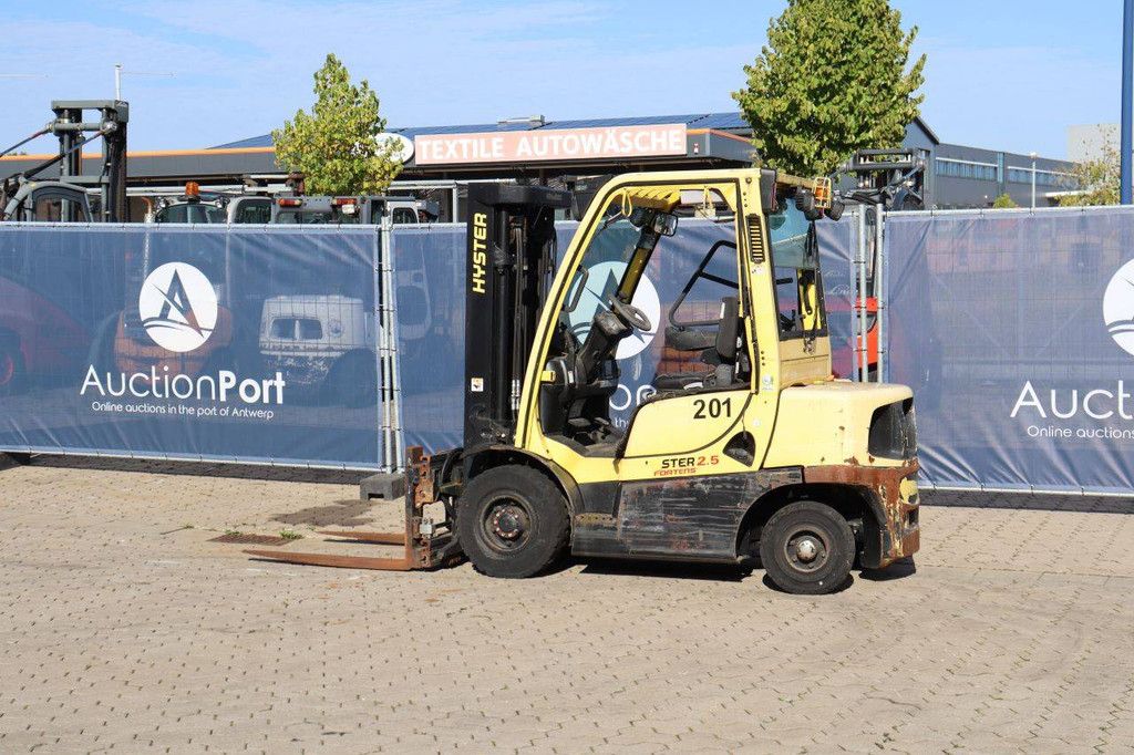 Hyster Forklift H2.5FT Diesel 1260kg 4.95m 2017