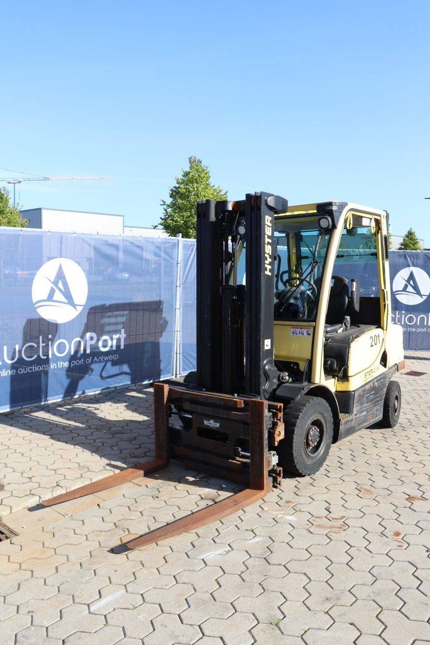 Hyster Forklift H2.5FT Diesel 1260kg 4.95m 2017