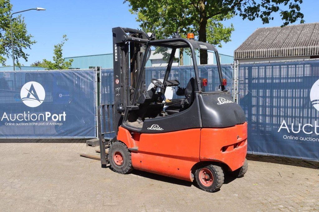 Linde E25/600-02 Electric Forklift 2500kg 7m 2003