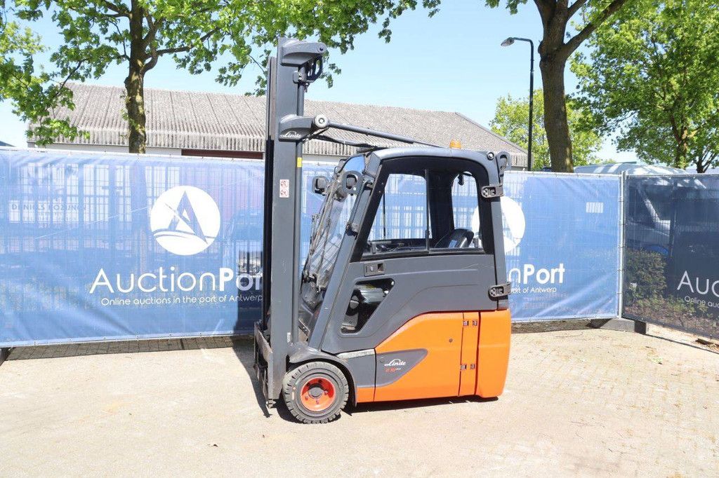 Linde E18 Electric Forklift 1800kg 4.25m