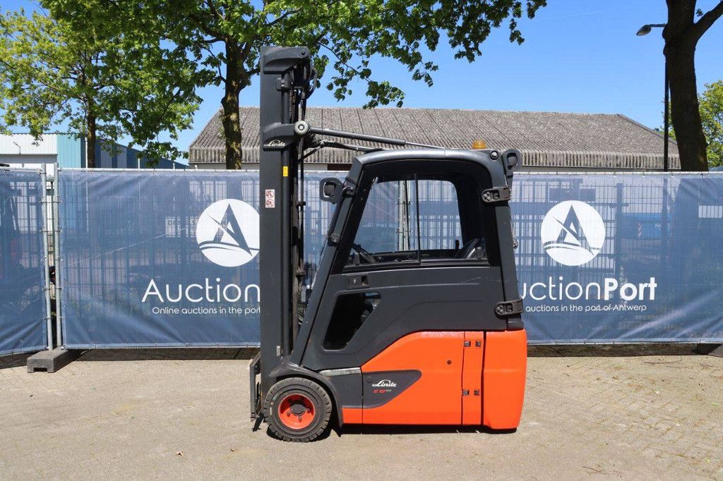 Linde E18 Electric Forklift 1800kg 4.25m