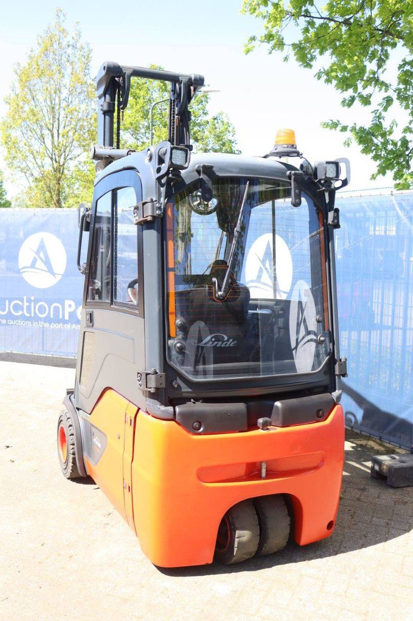 Linde E18 Electric Forklift 1800kg 4.25m
