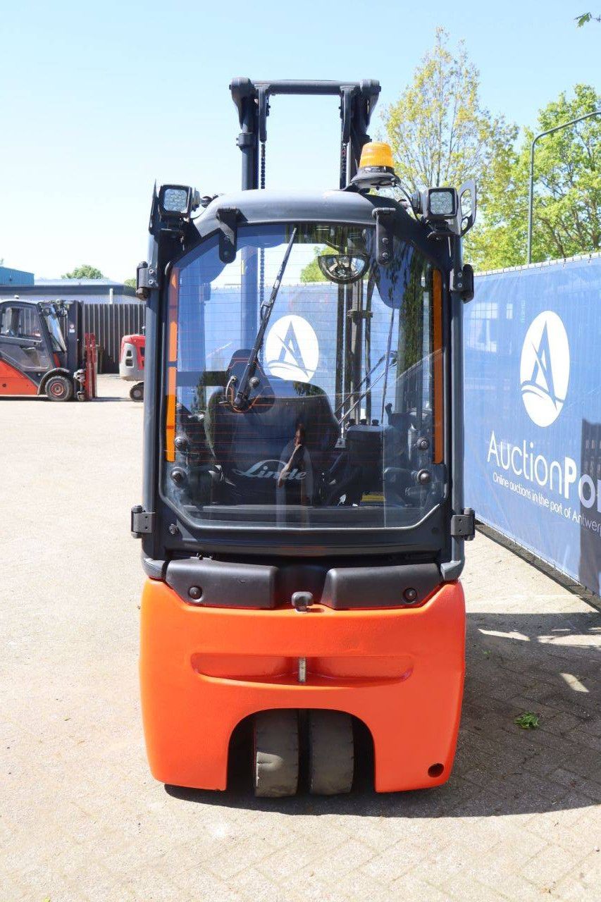 Linde E18 Electric Forklift 1800kg 4.25m