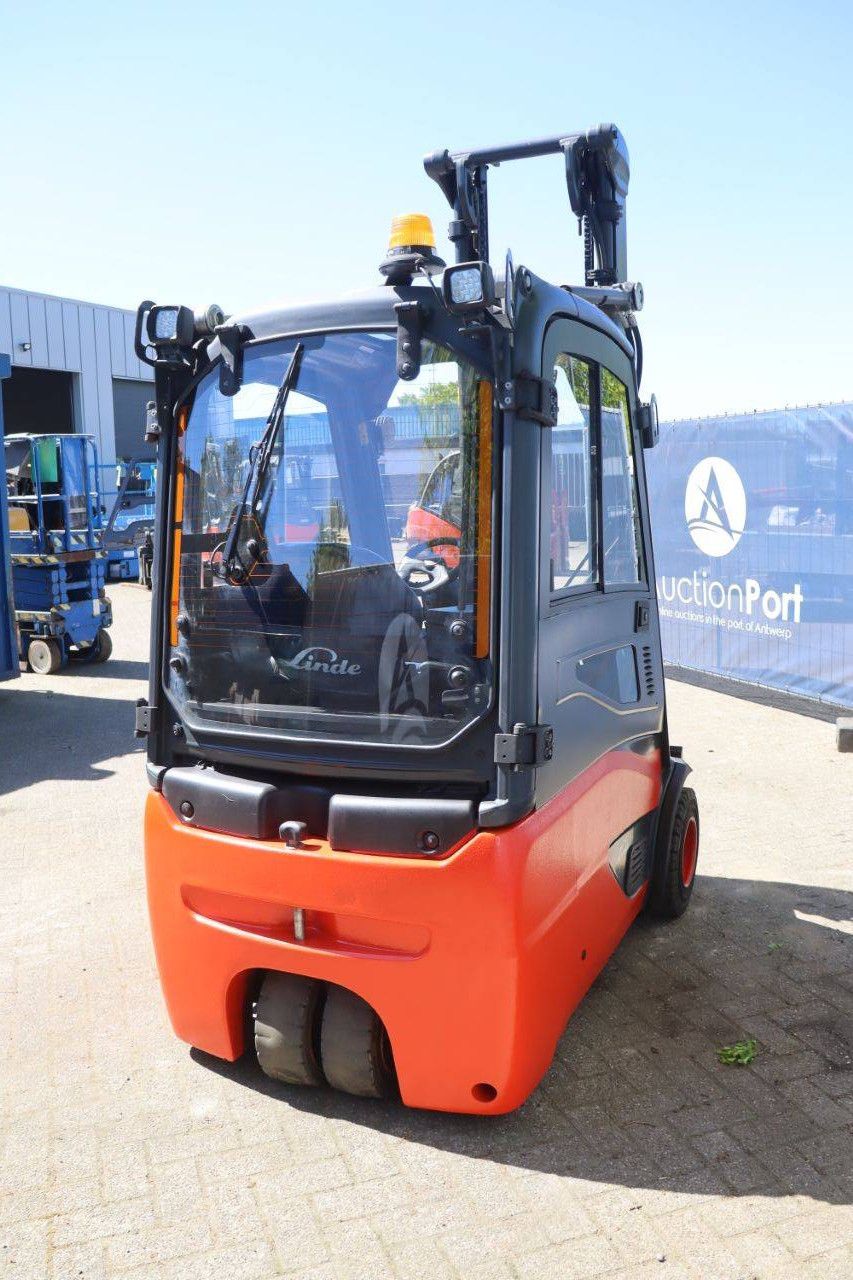 Linde E18 Electric Forklift 1800kg 4.25m