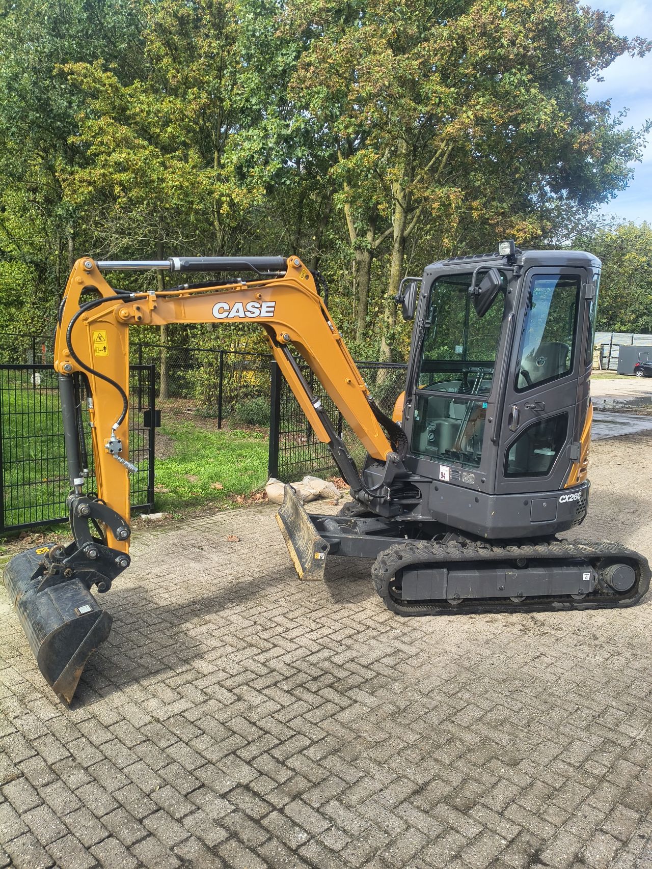 Case cx 30 3 ton minigraver 120 uur graafmachine