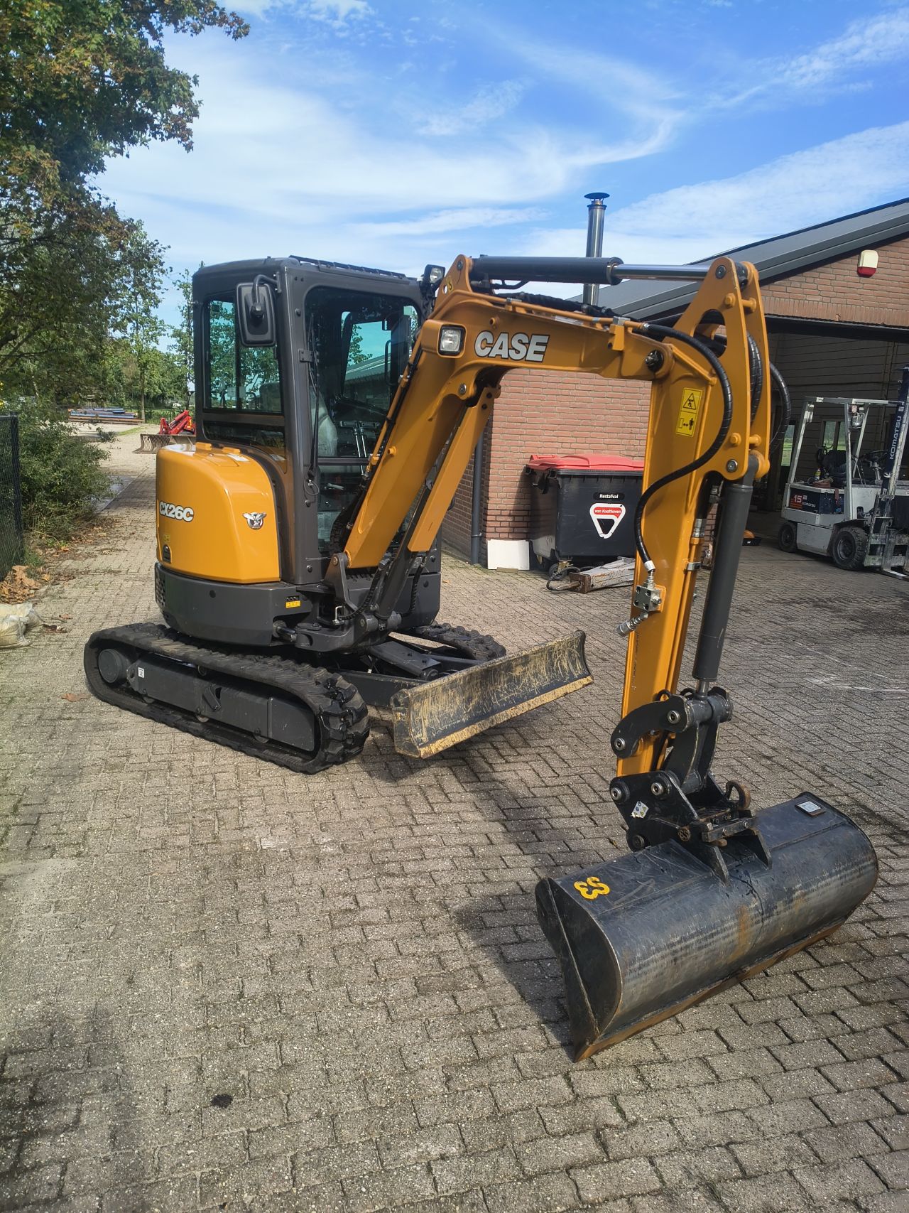 Case cx 30 3 ton minigraver 120 uur graafmachine
