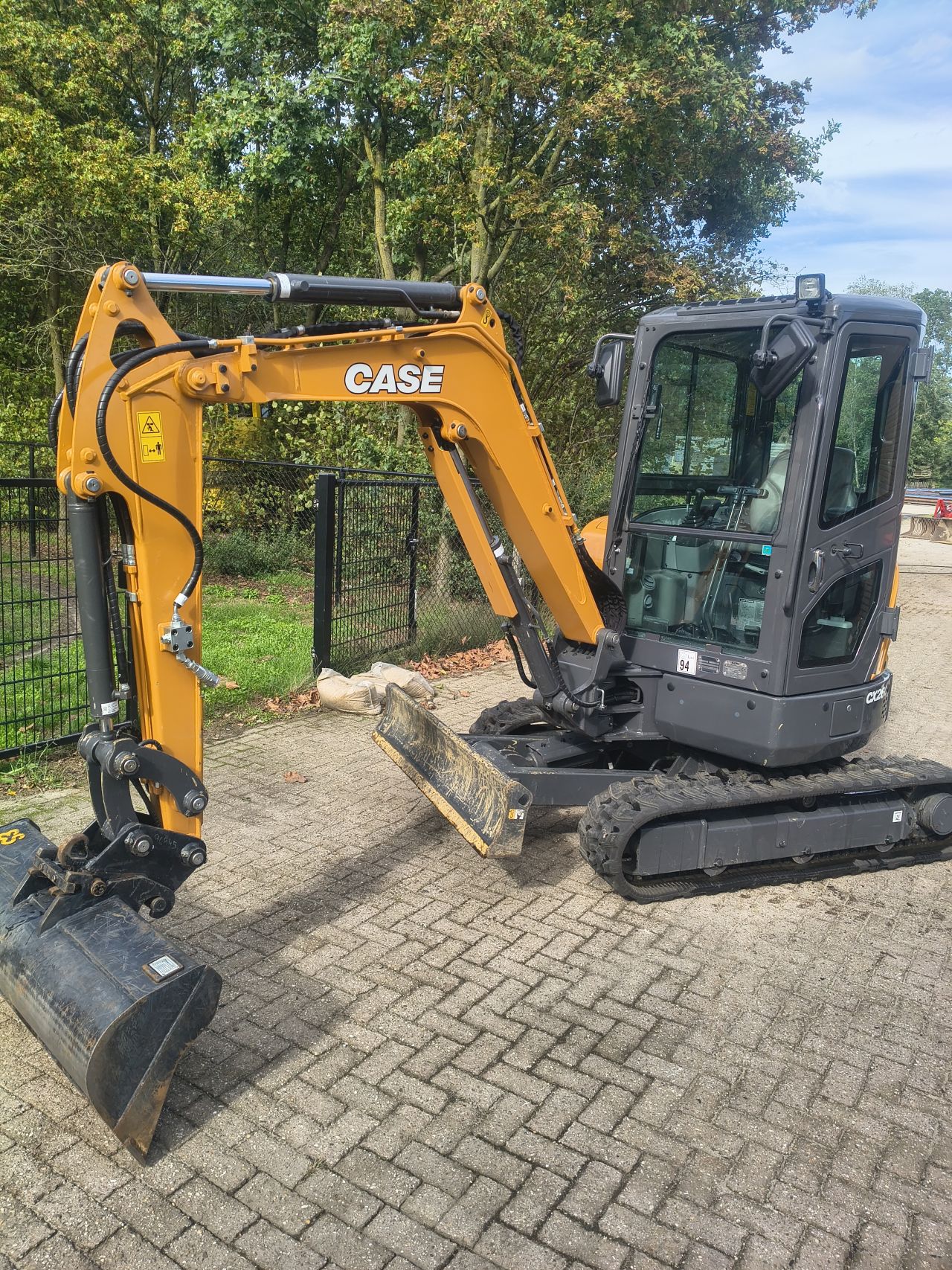 Case cx 30 3 ton minigraver 120 uur graafmachine