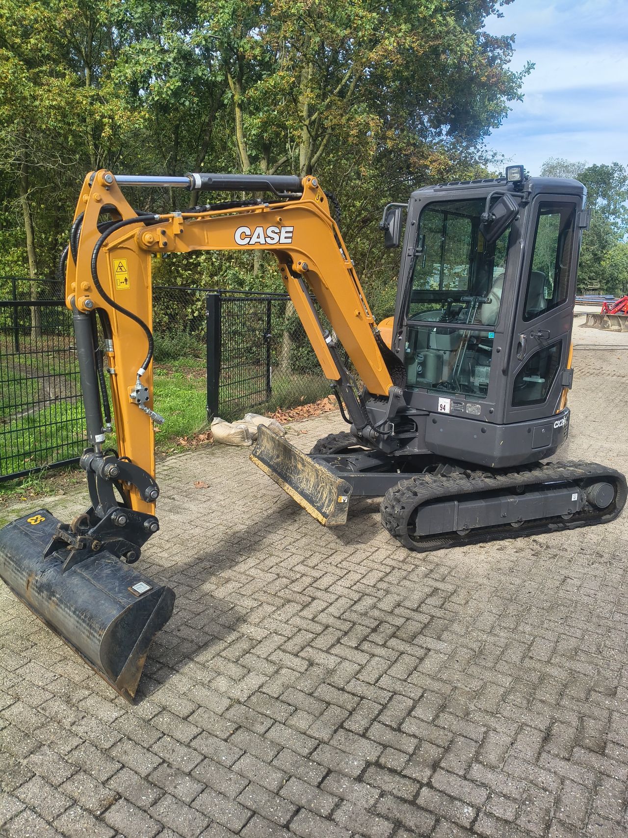 Case cx 30 3 ton minigraver 120 uur graafmachine