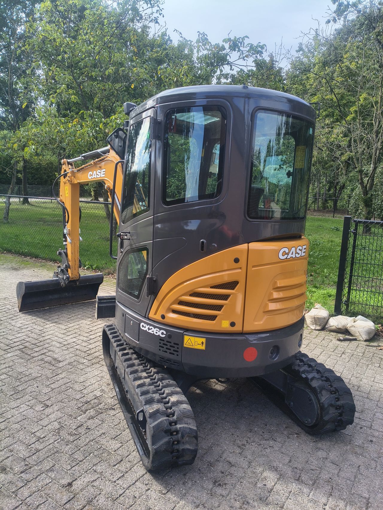 Case cx 30 3 ton minigraver 120 uur graafmachine
