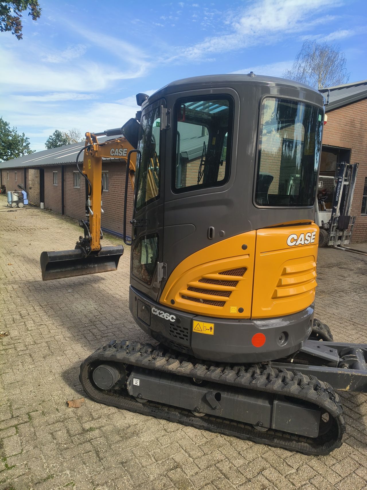 Case cx 30 3 ton minigraver 120 uur graafmachine