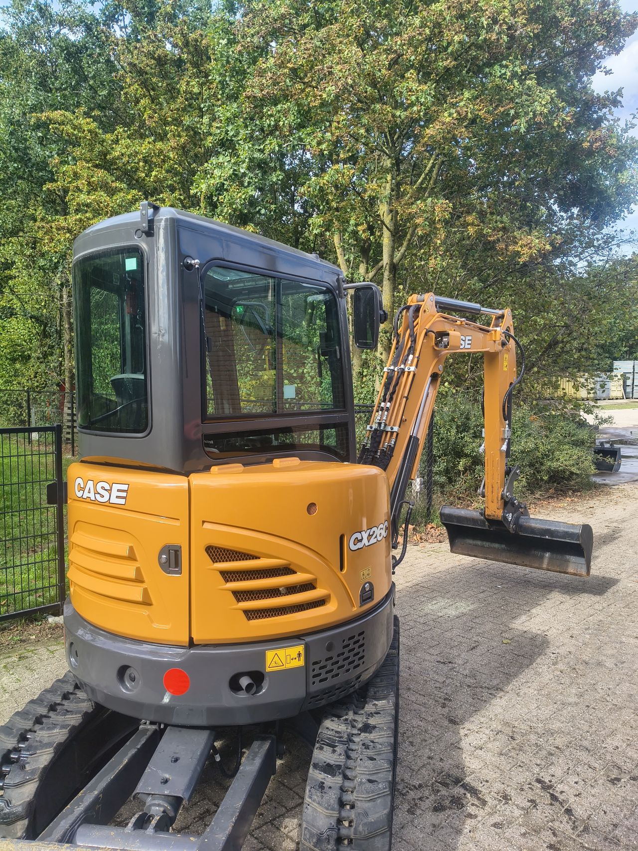 Case cx 30 3 ton minigraver 120 uur graafmachine