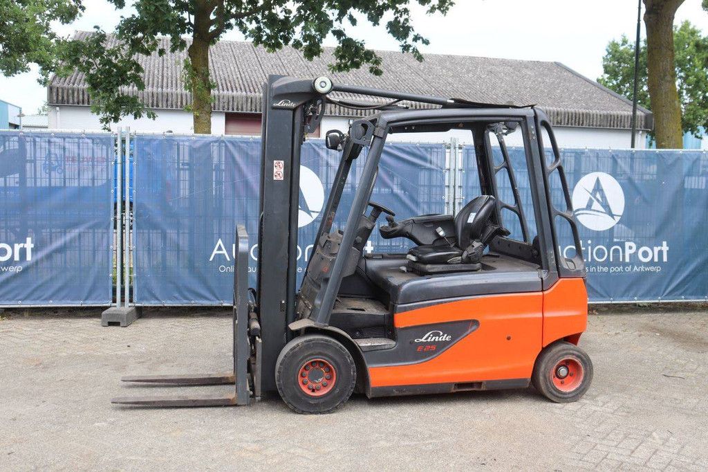 Linde E25L-01 Electric Forklift 2500kg 2016
