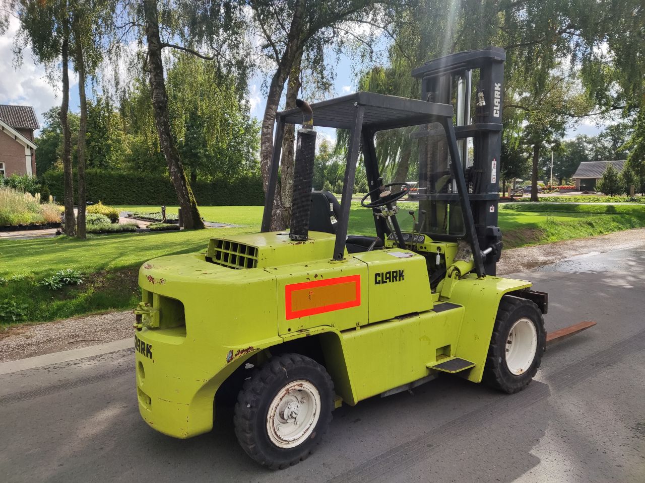 CLARK heftruck (type C500 Y100D, Perkins diesel, 5 ton, etc)