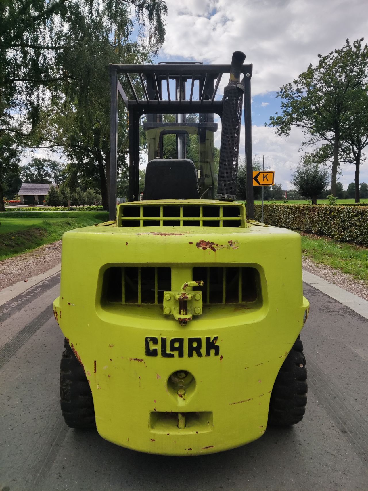 CLARK heftruck (type C500 Y100D, Perkins diesel, 5 ton, etc)