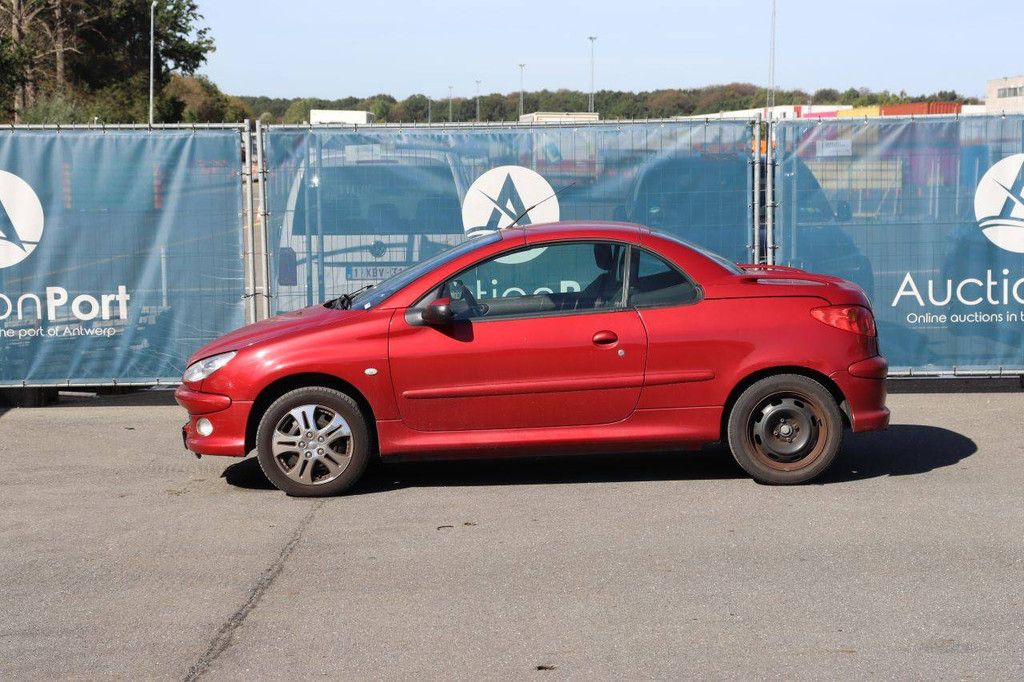 Passenger car Peugeot 206 CC Petrol 110hp 2004 (Margin)