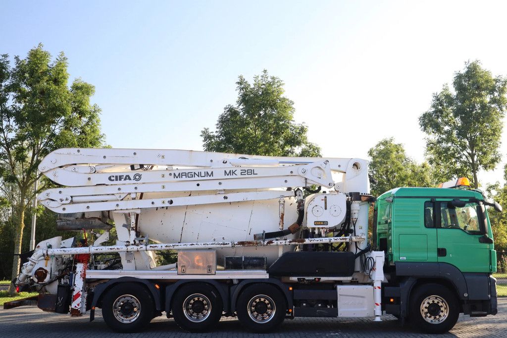MAN TGS 35.500 | 8X4 | CIFA MK28 | LOW KM | EURO 6