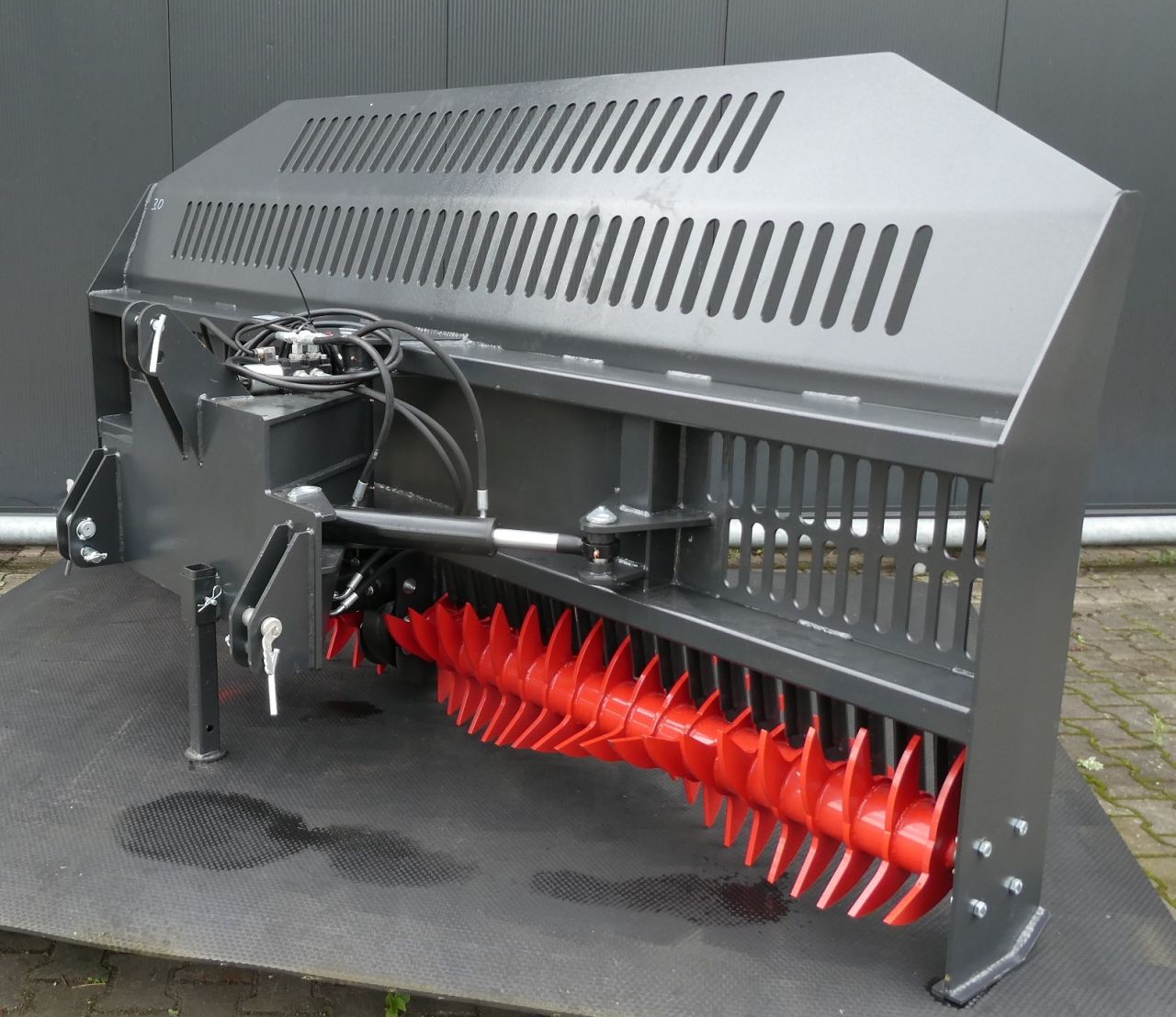 Mais Silager verdeler schuif met hydraulische rotor en schuin