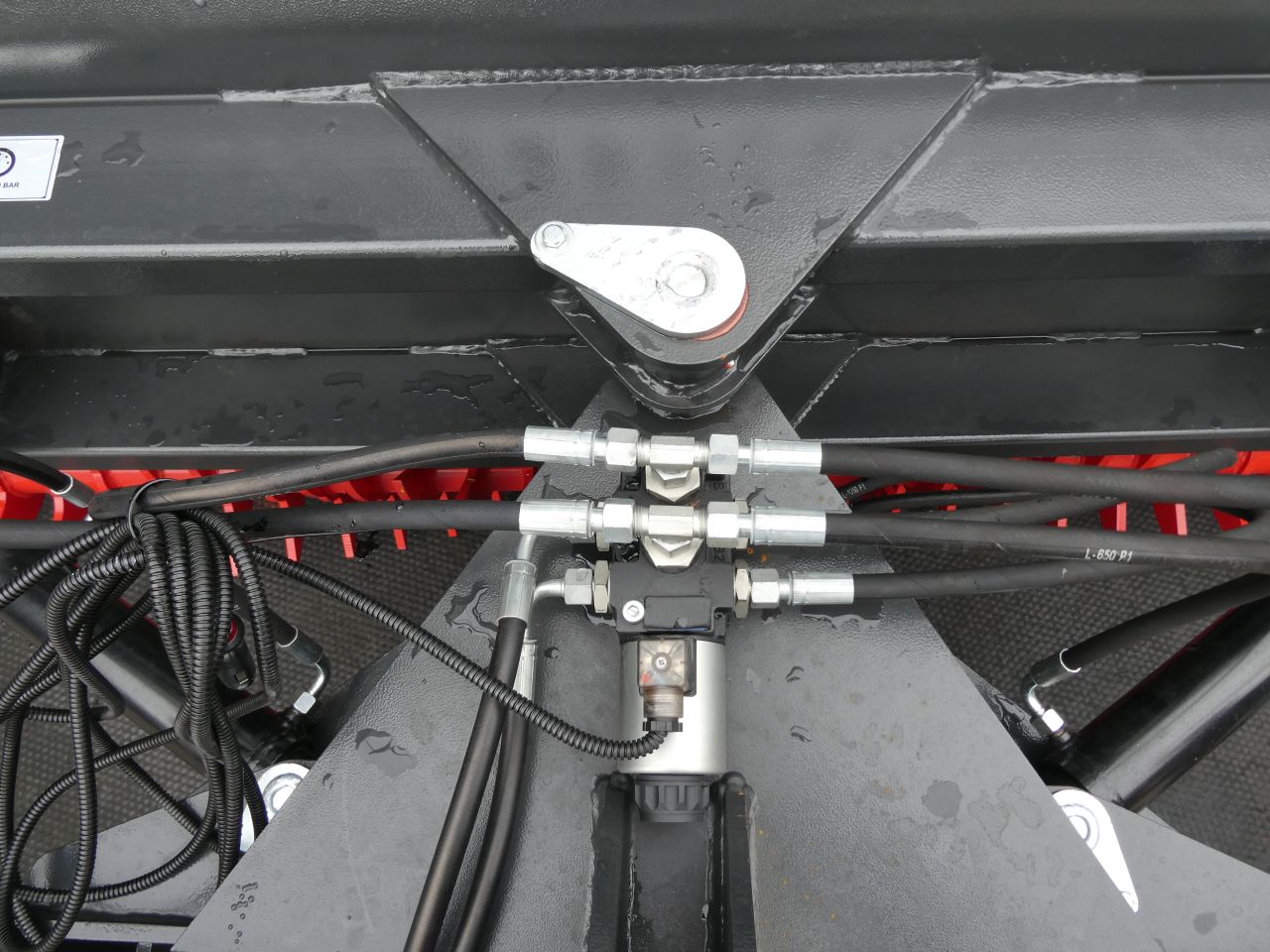 Mais Silager verdeler schuif met hydraulische rotor en schuin