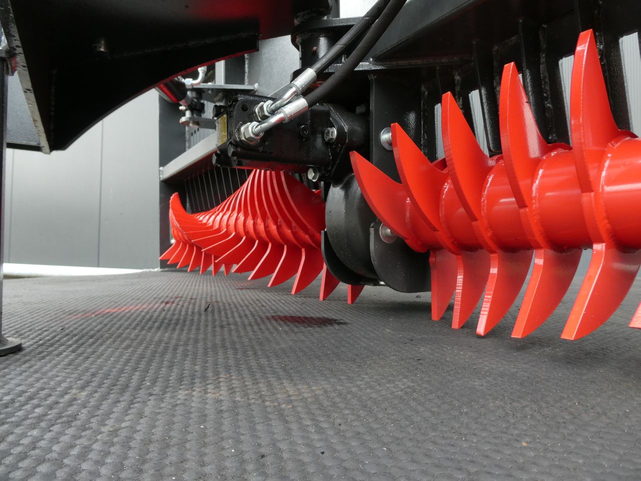 Mais Silager verdeler schuif met hydraulische rotor en schuin